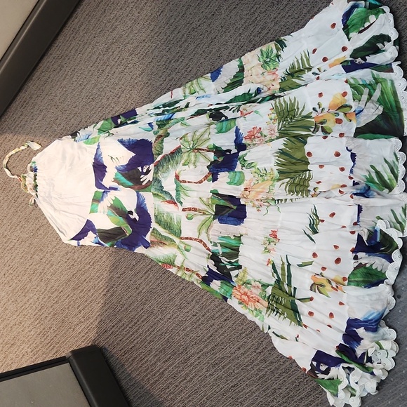 Farm Rio Mitra Halter Dress Size Medium - Picture 14 of 16